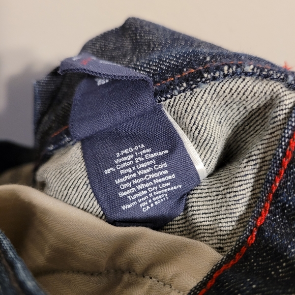 Paper Denim & Cloth Natalie Low Rise Peg Leg Jeans - Picture 15 of 15